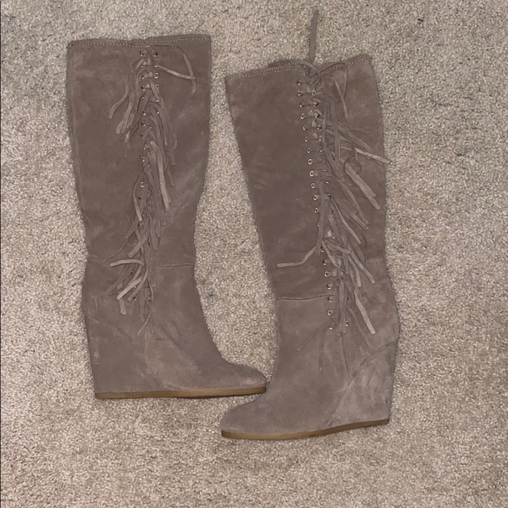 Coach wedge boots